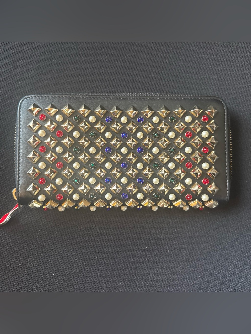 Christian Louboutin Panettone Continental Wallet EUC
